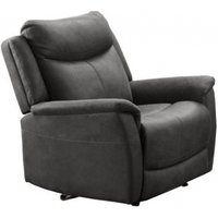 Product photograph of Arizona Grey Fabric Armchair from Choice Furniture Superstore