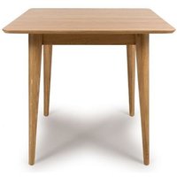Product photograph of Jenson Oak 2-4 Seater Square Extending Dining Table from Choice Furniture Superstore