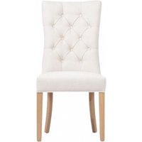 Product photograph of 2 X Eaton Linen Fabric Dining Chair from Choice Furniture Superstore
