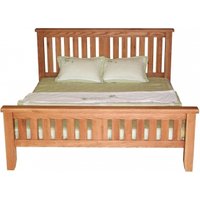 Product photograph of Hampshire Oak Bed from Choice Furniture Superstore