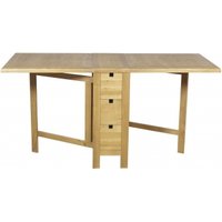 Product photograph of Hampshire Oak 2-6 Seater Extending Dining Table from Choice Furniture Superstore