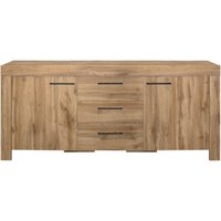 Product photograph of Compton Oak Effect 200cm Extra Large Sideboard - 2 Doors from Choice Furniture Superstore