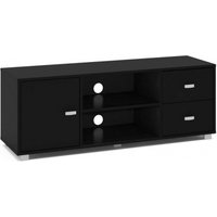 Product photograph of Covent 120cm Black 1 Door Tv Unit from Choice Furniture Superstore