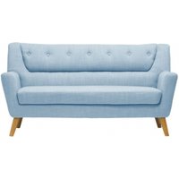 Product photograph of Lambeth Blue Fabric 3 Seater Sofa from Choice Furniture Superstore