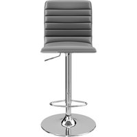 Product photograph of 2 X Alphason Colby Grey Faux Leather Barstool - Abs1301-gry from Choice Furniture Superstore