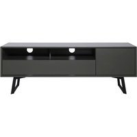 Product photograph of Alphason Carbon Black And Grey 160cm Tv Stand Adca1600-gry from Choice Furniture Superstore