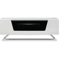 Product photograph of Alphason Chromium White 100cm Tv Stand - Cro2-1000cb-wht from Choice Furniture Superstore