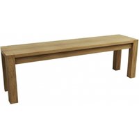 Product photograph of Sanford Oak Dining Bench For 119cm Table from Choice Furniture Superstore