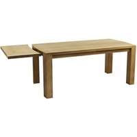 Product photograph of Sanford Oak 6 Seater Extending Dining Table from Choice Furniture Superstore