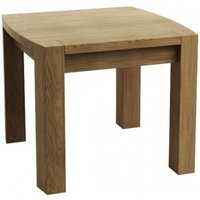 Product photograph of Sanford Oak Lamp Table from Choice Furniture Superstore