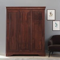 Product photograph of Willis And Gambier Antoinette Cherrywood 3 Door Triple Wardrobe from Choice Furniture Superstore