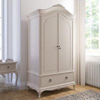 Product photograph of Willis And Gambier Ivory 2 Door 1 Drawer Wardrobe from Choice Furniture Superstore