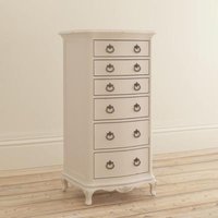 Product photograph of Willis And Gambier Ivory 6 Drawer Tall Chest from Choice Furniture Superstore