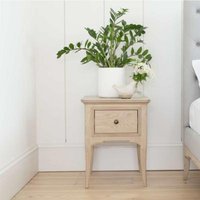 Product photograph of Willis And Gambier Toulon Oak 1 Drawer Bedside Table from Choice Furniture Superstore