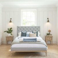 Product photograph of Willis And Gambier Toulon Oak Bed - Sizes Available from Choice Furniture Superstore