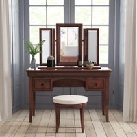Product photograph of Willis And Gambier Antoinette Cherrywood Dressing Table Set from Choice Furniture Superstore