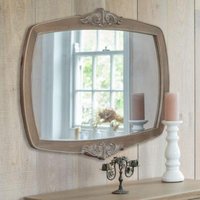 Product photograph of Willis And Gambier Camille Grey Oak Wall Mirror from Choice Furniture Superstore