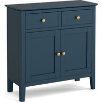 Product photograph of Harrogate Blue 75cm Compact 2 Door Sideboard from Choice Furniture Superstore