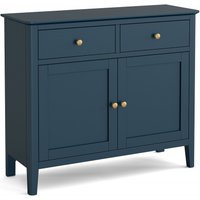 Product photograph of Harrogate Blue 95cm Small 2 Door Sideboard from Choice Furniture Superstore
