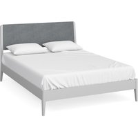 Product photograph of Capri Silver Grey 5ft King Size Bed Low Foot End With Panelled Headboard from Choice Furniture Superstore