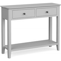 Product photograph of Stowe Grey 2 Drawer Console Table from Choice Furniture Superstore