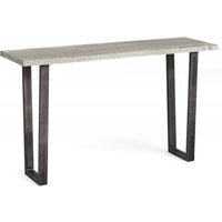 Product photograph of Brooklyn Grey Oak 130cm Console Table from Choice Furniture Superstore