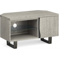 Product photograph of Brooklyn Grey Oak 90cm Corner Tv Unit from Choice Furniture Superstore