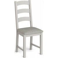 Product photograph of 2 X Guilford Grey Ladder Back Dining Chair from Choice Furniture Superstore