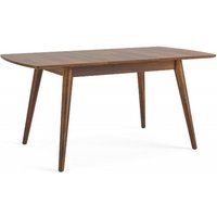 Product photograph of Harley Dark Wood 4-6 Seater Butterfly Extending Dining Table from Choice Furniture Superstore