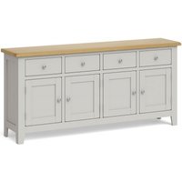 Product photograph of Guilford Grey Extra Large 4 Door Sideboard from Choice Furniture Superstore