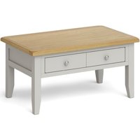 Product photograph of Guilford Grey 2 Drawer Coffee Table from Choice Furniture Superstore