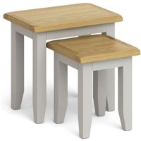 Product photograph of Guilford Grey Nest Of 2 Tables from Choice Furniture Superstore