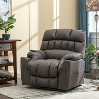 Product photograph of Electric Power Lift Recliner Armchair With Heating Massage Points Side Pockets Remote Control Lounge Sofa For Elderly 93x93x102 Cm Grey Aosom Uk from Aosom UK