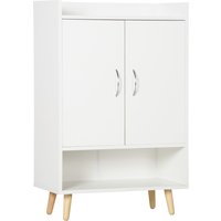 Product photograph of Homcom Shoe Storage Cabinet Modern Organizer With Doors And Shelves Hallway Entryway Space Saving Aosom Uk from Aosom UK