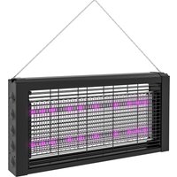 Product photograph of Homcom Led Bug Zapper 8watt Indoor Use Efficient Electric Insect Killer With Hanging Chain Aosom Uk from Aosom UK