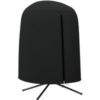 Product photograph of Outsunny Hanging Egg Chair Cover Single Swing Chair Cover Waterproof Anti-dust Furniture Protector With Zipper 420d Oxford Fabric from Aosom UK