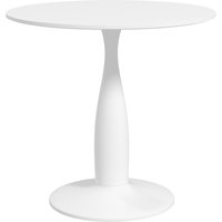 Product photograph of Homcom Round Dining Table Modern Dining Room Table With Steel Base Non-slip Foot Pad Space Saving Small Dining Table from Aosom UK