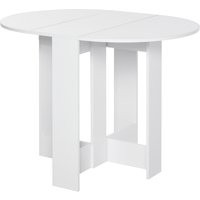 Product photograph of Homcom Folding Drop Leaf Dining Table Foldable Bar Table For Small Kitchen Dining Room Aosom Uk from Aosom UK