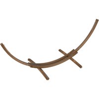 Product photograph of Outsunny 3 25m Wooden Hammock Stand Universal Fit Garden Picnic Camp Accessories Brown from Aosom UK