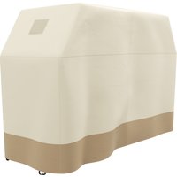 Product photograph of Outsunny Grill Cover Waterproof Pu-coated Outdoor Protector For Barbecues Beige 71w X 188l Cm Aosom Uk from Aosom UK