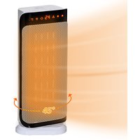 Product photograph of Homcom Tower Heater Oscillating Portable Tower Heater W Three Modes Programmable Timer Over Heating Tip-over Switch Protection Aosom Uk from Aosom UK