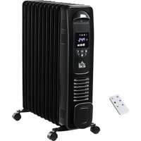 Product photograph of Homcom 2720w Digital Display Oil Filled Radiator 11fin Portable Electric Heater W Built-in Timer Three Heat Settings Remote Control Aosom Uk from Aosom UK