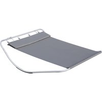 Product photograph of Outsunny Outdoor Double Rocking Bed Hammock-grey from Aosom UK