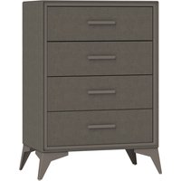 Product photograph of Homcom Chest Of Drawers 4 Drawer Fabric Dresser With Steel Frame For Bedroom Living Room Easy To Assemble Brown Aosom Uk from Aosom UK