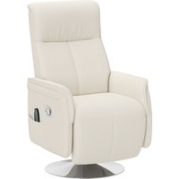 Product photograph of Homcom Massage Recliner Chair With Footstool Upholstered Reclining Armchair With Adjustable Backrest And Steel Frame Breathable Linen Fabric Swivel Chair For Living Room Bedroom Cream White from Aosom UK