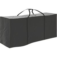 Product photograph of Outsunny 720 L Outdoor Garden Cushion Storage Bag Heavy Duty 600d Oxford Fabric Waterproof Garden Furniture Cushion Storage Bag With 2-way Zip For Tent Christmas Tree 175 X 55 X 75 Cm Black from Aosom UK