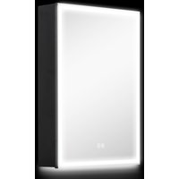 Product photograph of Homcom Bathroom Mirror Cabinet With Led Lights And Shaver Socket 500 X 700 Mm Wall Mounted Bathroom Cabinet With Mirror Demister Pad Black from Aosom UK