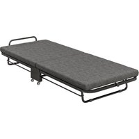 Product photograph of Homcom Single Temporary Folding Bed - Grey from Aosom UK