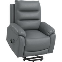 Product photograph of Homcom Electric Riser And Recliner Chairs For Elderly Pu Leather Power Lift Recliner Armchair With Vibration Massage Side Pockets from Aosom UK