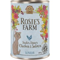 Rosie's Farm Senior 1 x 400 g para gatos - Pollo y salmón
Rosie's Farm Senior 1 x 400 g para gatos - Pollo y salmón